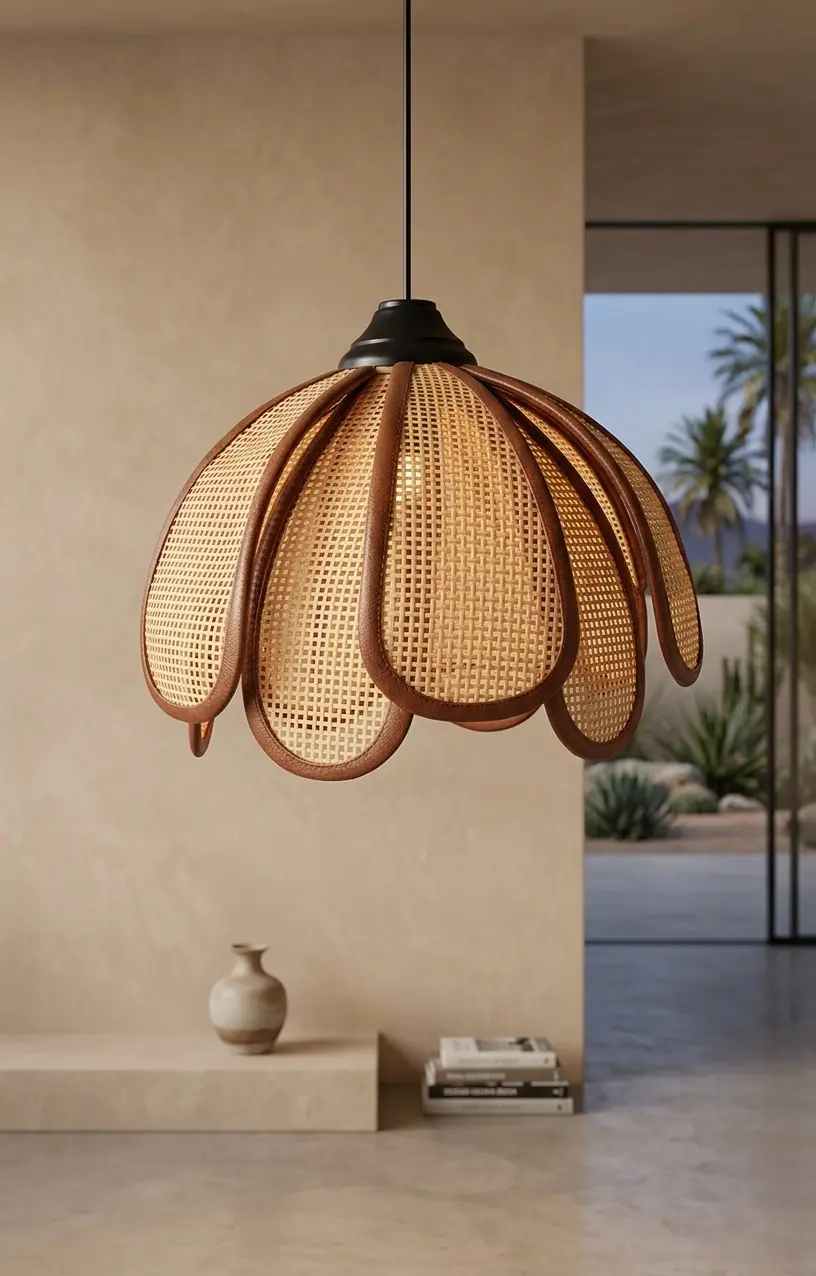 Cane Pendent Lampshade