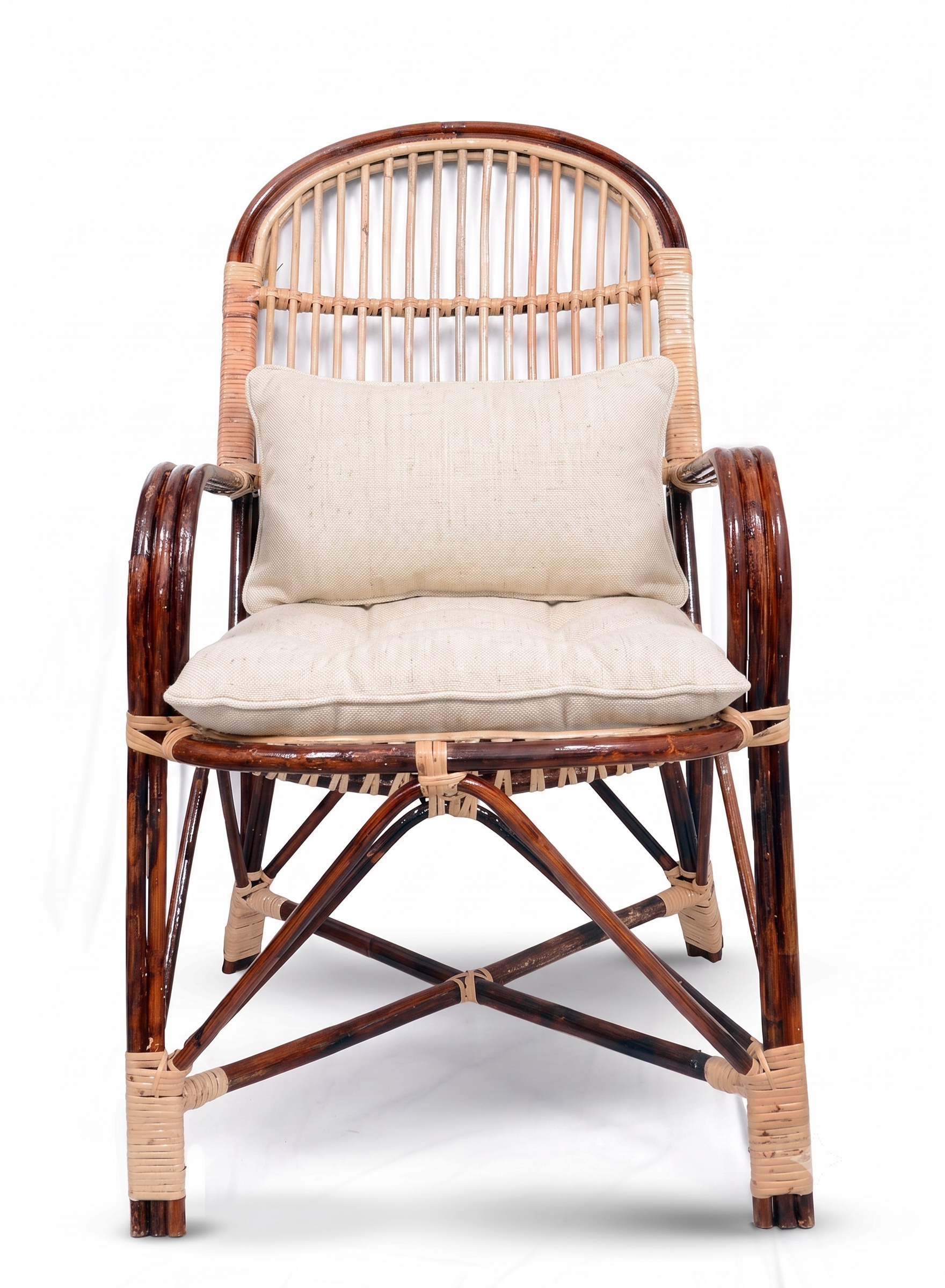 Classic Solace Cane Armchair With Cushion