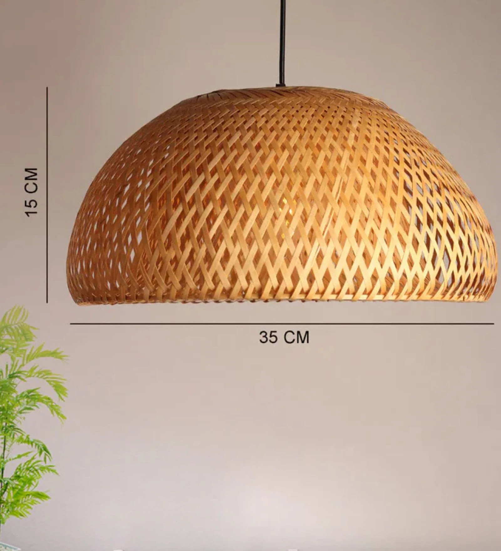 Bamboo Handwoven Pendent Hanging Light