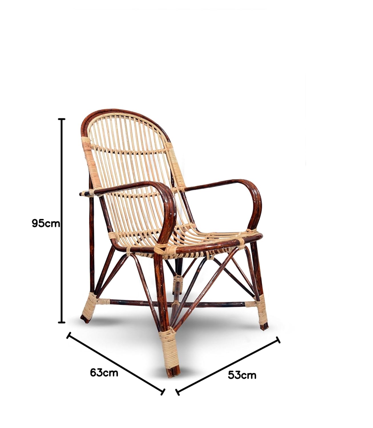 Classic Solace Cane Armchair With Cushion
